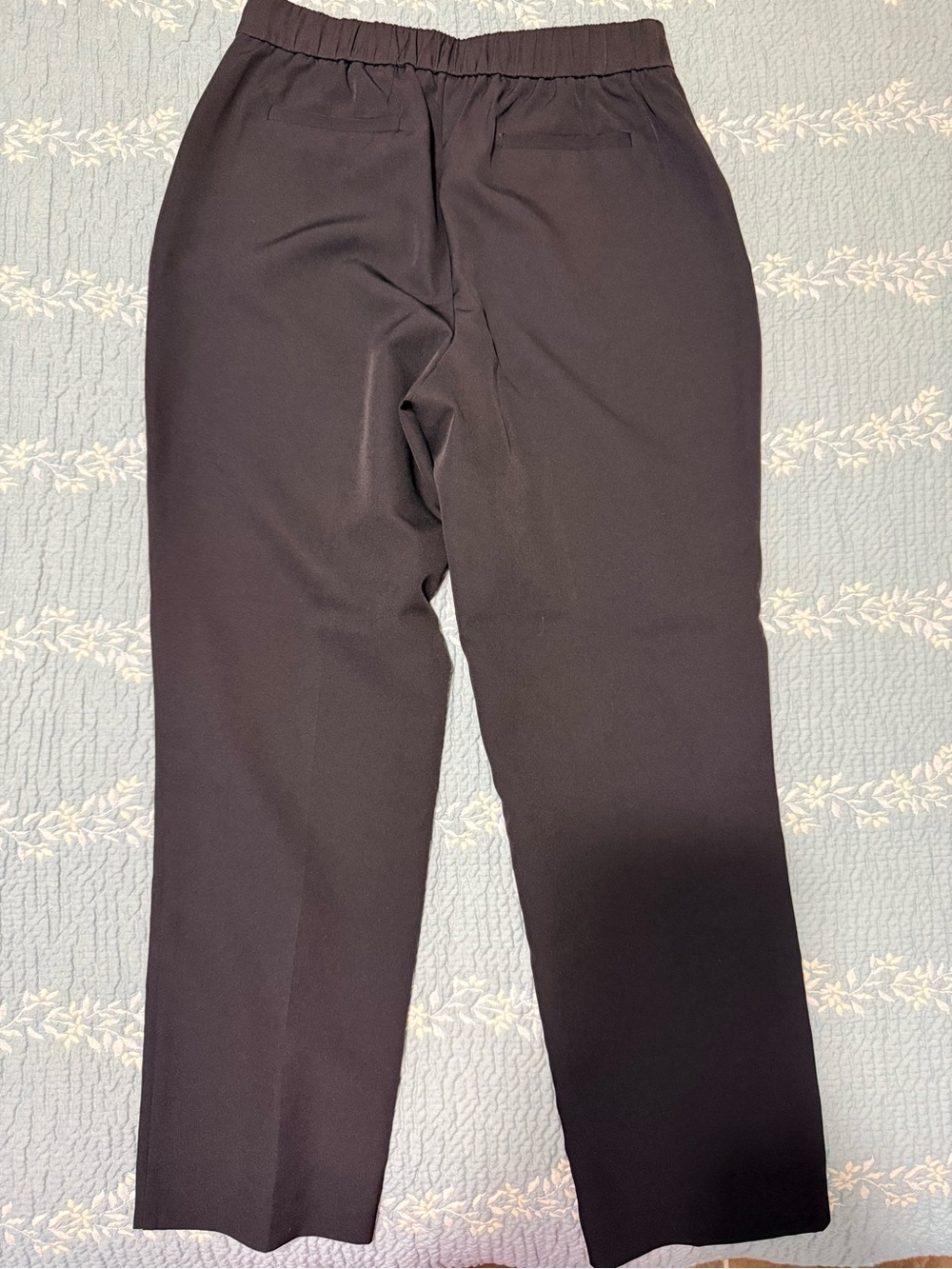 Calvin Klein Black Cropped Pull-On Pants